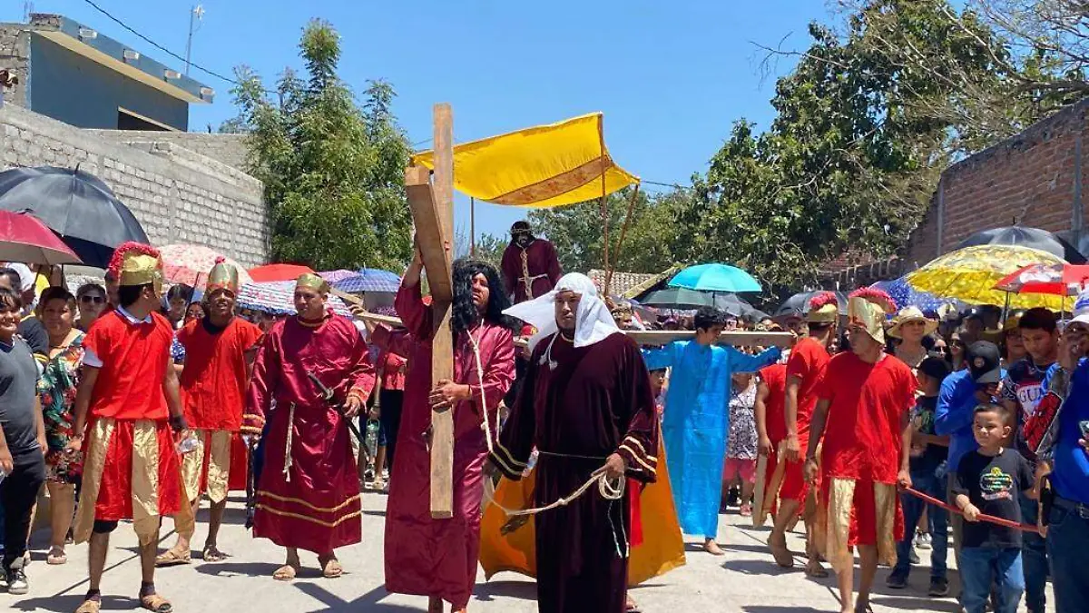 viacrucis en matatan rosario